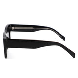 P/C011 - Chunky Rectangle Retro Sunglasses - Iris Fashion
