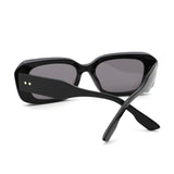 S1250 - Square Retro Thick Frame Geometic Wholesale Sunglasses