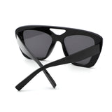 HS1367 - Oversized Bold Brow-Bar Square Wholesale Sunglasses