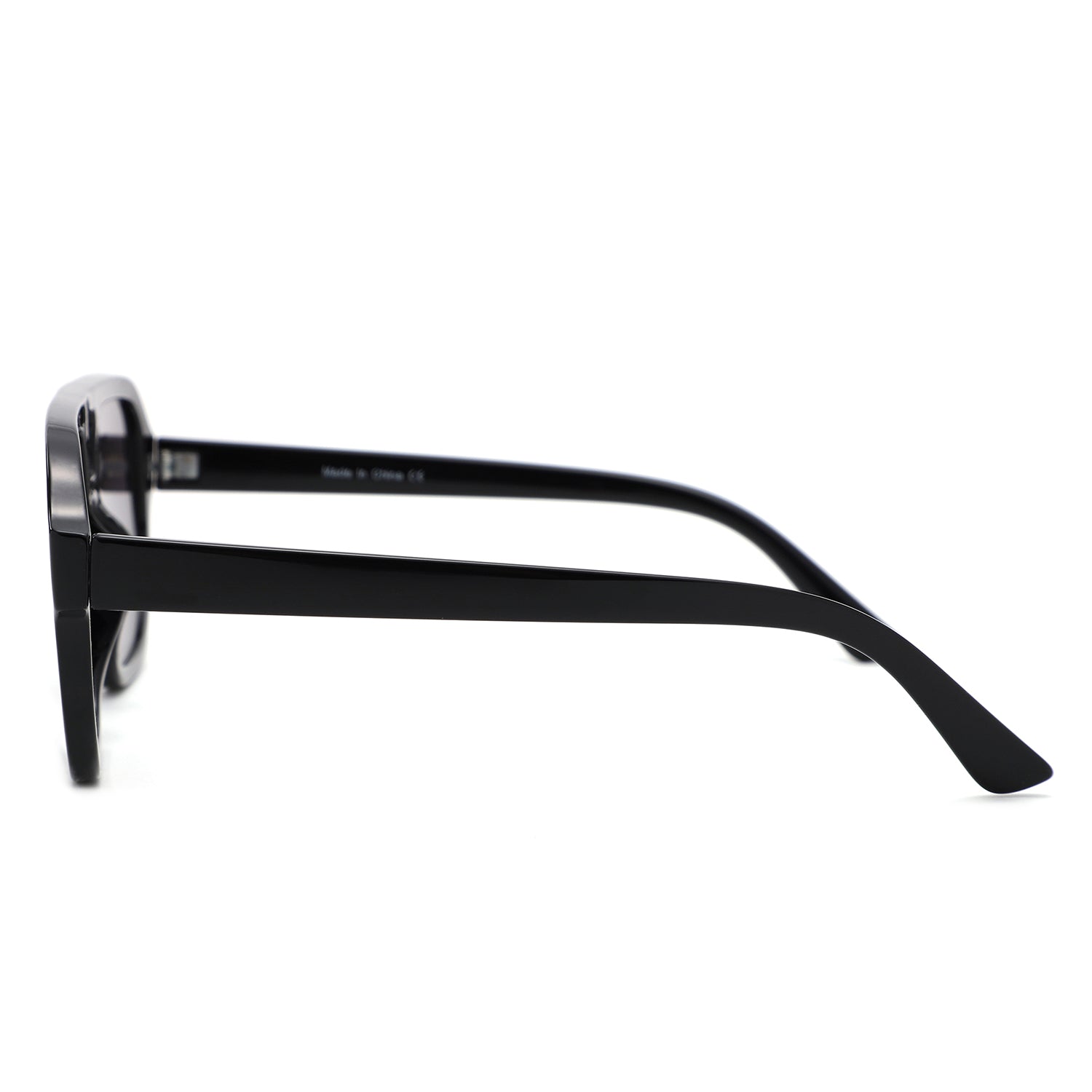 S1265 - Retro Aviator Double Bridge Square Sunglasses - Iris Fashion