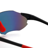 Y5004 - Sport Polarized Wrap Shield Rimless Photochromic Mirrored Wholesale Sunglasses