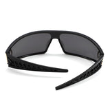 S1251 - Oversized Wraparound Futuristic Sporty Shield Wholesale Sunglasses