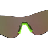 Y5003 - Rimless Ultralight Sport Shield Mirrored Wholesale Sunglasses