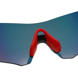 Y5004 - Sport Polarized Wrap Shield Rimless Photochromic Mirrored Wholesale Sunglasses