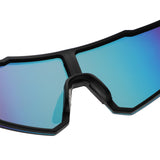 HY1024 - Sport Rimless Mirrored Shield Sunglasses