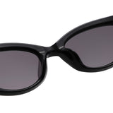 S2144 - Slim Cat Eye Gold Metal Fashion Women Sunglasses - Iris Fashion