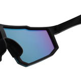 HY1024 - Sport Rimless Mirrored Shield Sunglasses