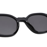 S1263 - Retro Square Round Thick Frame Sunglasses - Iris Fashion