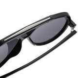 HS2269 - Round Oversized Fashion Aviator Sunglasses