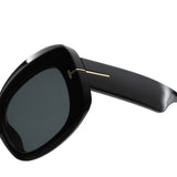 HS1431 - Oversized Square Retro Fashion Women Sunglasses