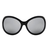 HS1242 - Oversize Fashion Curved Large Women Round Wholesale Sunglasses
