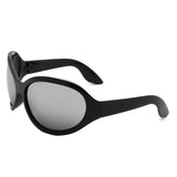 HS1242 - Oversize Fashion Curved Large Women Round Wholesale Sunglasses