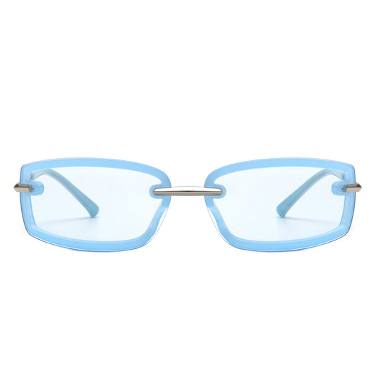 HS2149 - Rectangle Sleek Fashion Tinted Sports Color Pop Wholesale Sunglasses