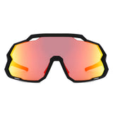 Y5001 - Sport Wrap Shield Mirrored Photochromic Wholesale Sunglasses