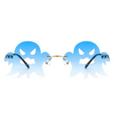 HW2035 - Rimless Party Scary Ghost Wholesale Sunglasses