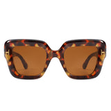 HS1380 - Bold Square Oversize Retro Wholesale Sunglasses