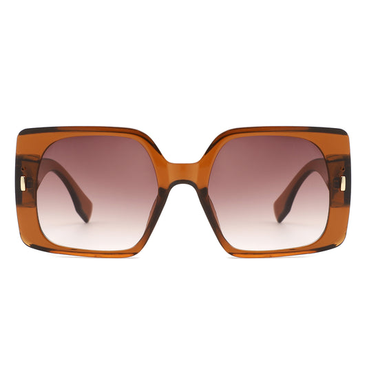 S1236 - Oversize Square Bold Chic Fashion Women Wholesale Sunglasses