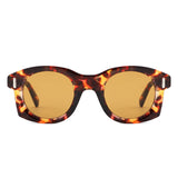 HS1409 - Chunky Retro Round Oval Sunglasses