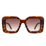 HS1373 - Square Oversized Bold Fashion Women Wholesale Sunglasses