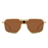 HJ2070 - Square Retro Geometric Fashion Oversize Wholesale Sunglasses