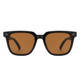 HS1326 - Square Retro Tinted Fashion Wholesale Sunglasses