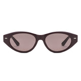 HS2215 - Chunky Retro Oval Color Tint Cat Eye Wholesale Sunglasses