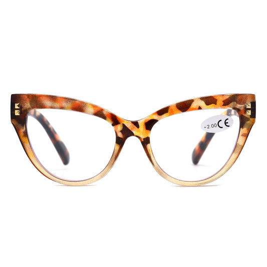 HR1001 - Women Cat Eye Reading Glasses - Iris Fashion