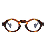 HS1354 - Retro Chunky Vintage Round Wholesale Sunglasses