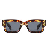 HS1379 - Chunky Retro Square Bold Fashion Wholesale Sunglasses