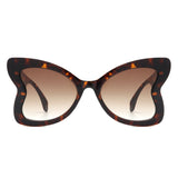 HS1284 - Women Oversize Butterfly Shape Fashion Cat Eye Wholesale Sunglasses