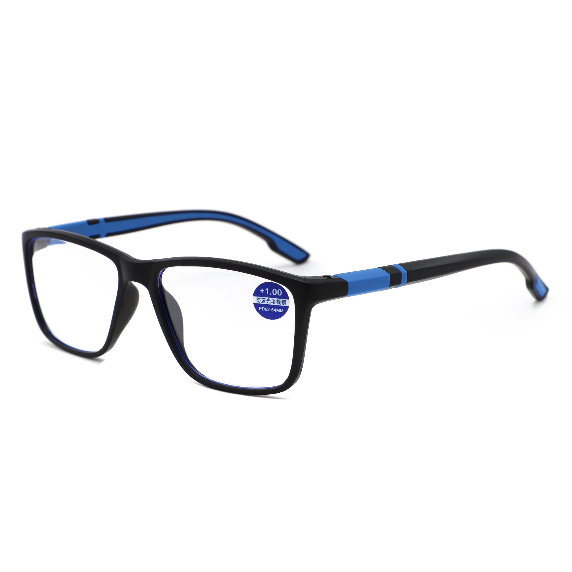HR1003 - Classic Rectangle Reading Glasses - Iris Fashion