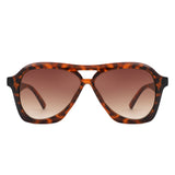 HS1333 - Geometric Square Modern Fashion Aviator Wholesale Sunglasses