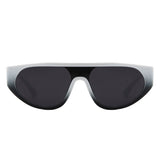 S2129 - Round Flat Top Retro Fashion Wholesale Sunglasses