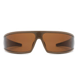 HS1377 - Futuristic Sport Wraparound Cyclops Style Wholesale Sunglasses