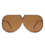 HJ3031 - Oversize Fashion Luxury Women Aviator Wholesale Sunglasses