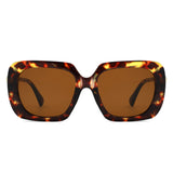 HS2200 - Oversized Square Star Design Women Fashion Wholesale Sunglasses