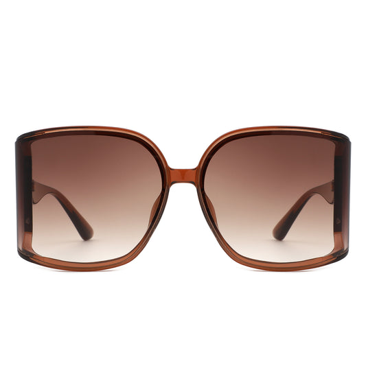 HS2163 - Oversize Square Curved Lens Butterfly Wholesale Sunglasses