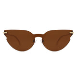 HS2199 - Women Chic Rimless Fashion Cat Eye Wholesale Sunglasses