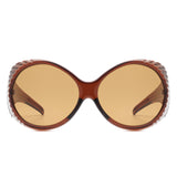 HS2156 - Oversize Round Wrap Around Fashion Women Wholesale Sunglasses