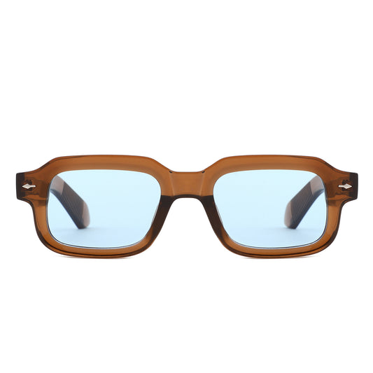 HS1355 - Vintage Square Flat Top Retro Fashion Wholesale Sunglasses