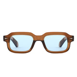 HS1355 - Vintage Square Flat Top Retro Fashion Wholesale Sunglasses