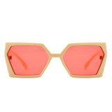 HS1320 - Geometric Chunky Fashion Square Wholesale Sunglasses
