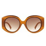 HS2189 - Oversize Luxurious Fashion Women Round Wholesale Sunglasses