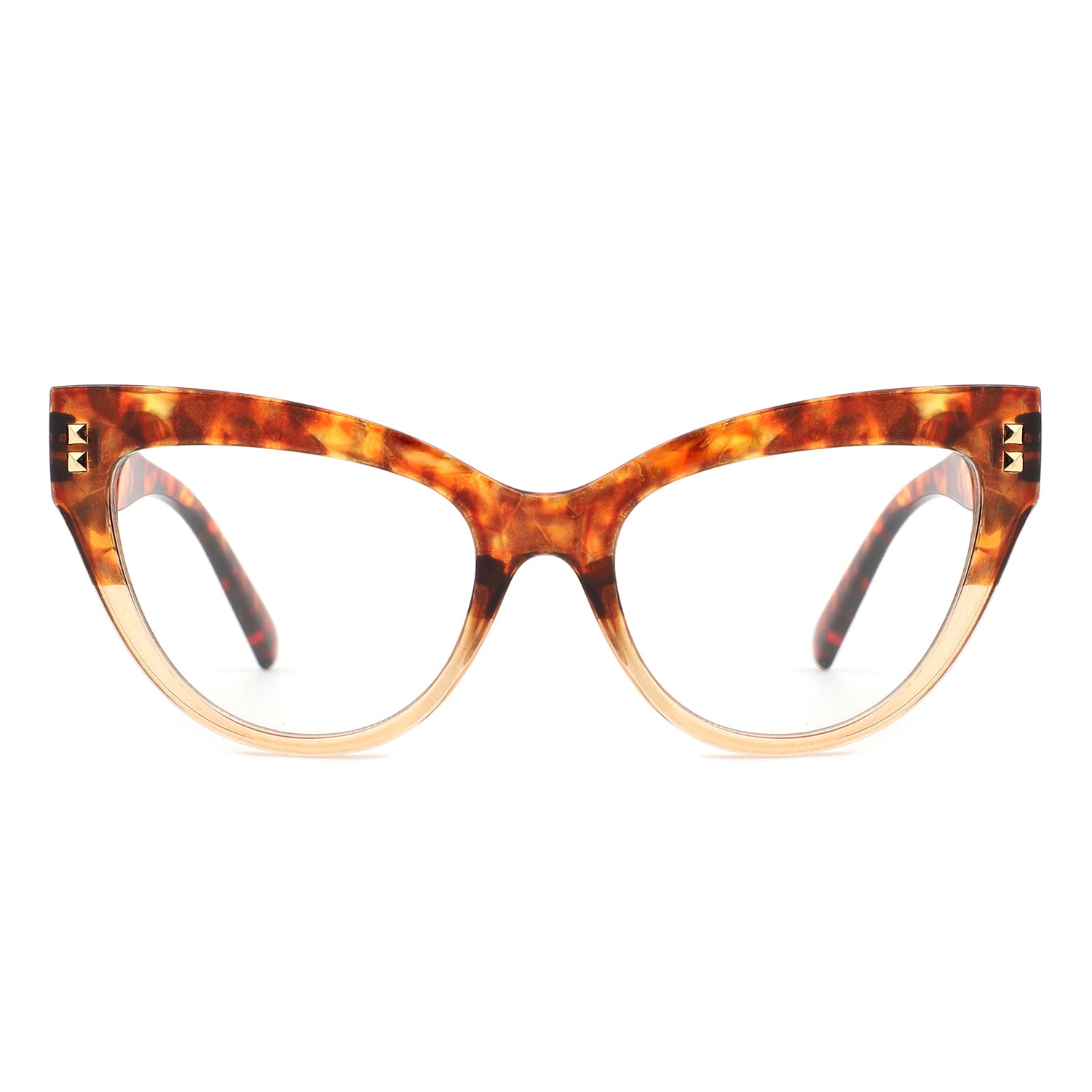 HS1304 - Women Double Tone Frame Anti Blue Light Wholesale Glasses - Iris Fashion