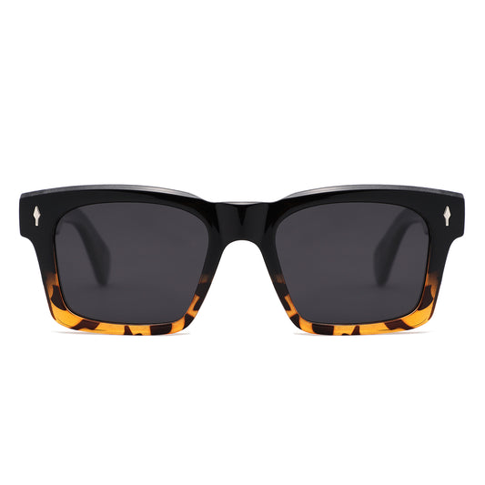 P/C009 - Retro Bold Modern Fashion Square Wholesale Sunglasses - Iris Fashion