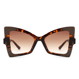 HS2203 - Geometric Cat Eye Vintage Fashion Women Wholesale Sunglasses