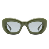 S1232 - Square Thick Frame Women Fashion Cat Eye Wholesale Sunglasses