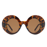HS1267 - Oversize Retro Chic Fashion Round Women Wholesale Sunglasses