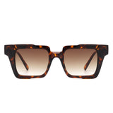 HS1262 - Square Geometric Fashion Flat Top Wholesale Sunglasses