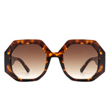 HS1225 - Retro Polygon Round Fashion Women Wholesale Sunglasses